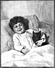 A Merry Christmas To You! from a photograph by J. Thomson, 1883. Creator: Eugène Froment