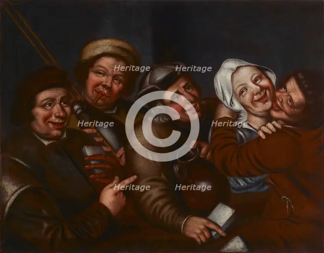 A merry company. Creator: Jan Massys.