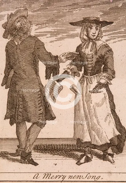 'A Merry new Song', Cries of London, (c1688?). Artist: Anon