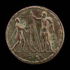 A Messenger Brings Hercules the Shirt of Nessus [reverse], c. 1525/1550. Creator: Master HB