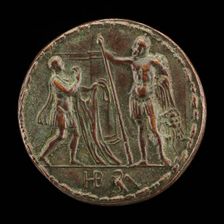 A Messenger Brings Hercules the Shirt of Nessus [reverse], c. 1525/1550. Creator: Master HB