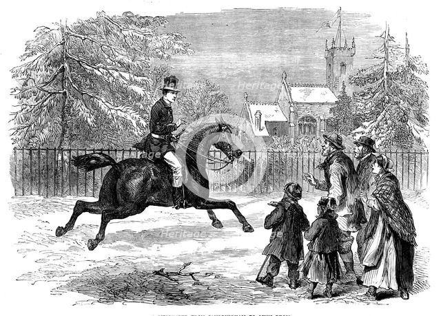A messenger from Sandringham to Lynn Regis, 1871. Creator: Unknown.