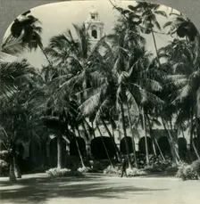 A Metropolitan Hotel Beside the Sands of Waikiki, the Royal Hawaiian, near Honolulu, Hawaii c1930 Creator: Unknown