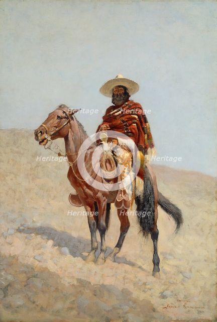 A Mexican Vaquero, 1890. Creator: Frederic Remington.
