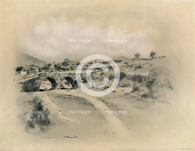 'A Mexican Village', 1903. Artist: Mortimer L Menpes.