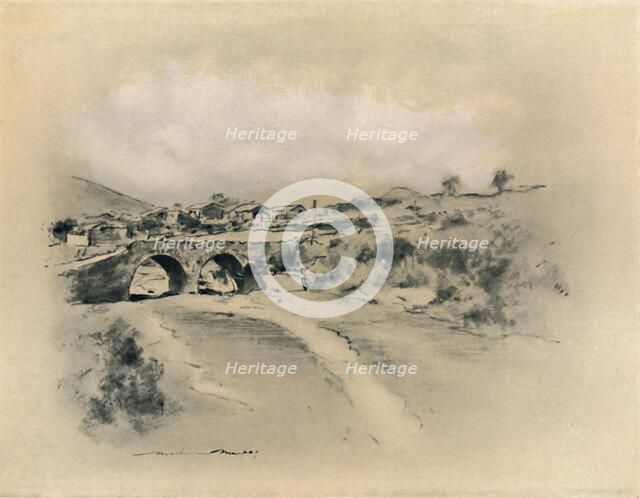 'A Mexican Village', 1903. Artist: Mortimer L Menpes.