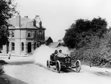 A Minerva 3.3 Litre taking part in a TT race, Milan, Italy, 1914