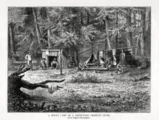 A Mining Camp on a North-West American River 1877