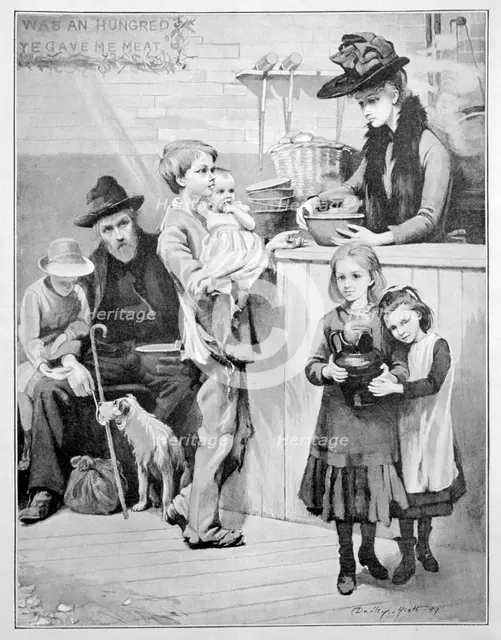 'A Ministering Angel', 1889.Artist: Ernest Dudley Heath