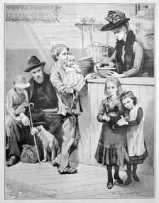 A Ministering Angel 1889.Artist: Ernest Dudley Heath