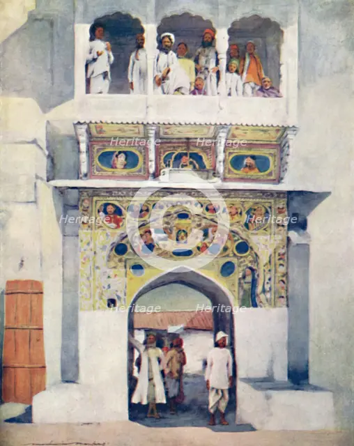 'A Minstrels' Balcony', 1905. Artist: Mortimer Luddington Menpes.
