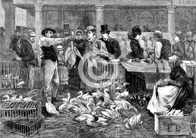A Michaelmas Goose Fair, 1873. Creator: Joseph Swain.