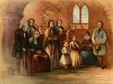 A Mid-Victorian Congregation 1860, (1947). Creator: Unknown