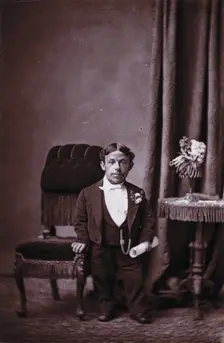 A midget, General Mite, 19th century, c1890. Creator: Unknown