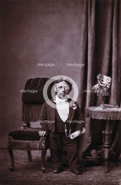A midget, General Mite, 19th century, c1890. Creator: Unknown.