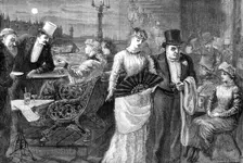 A Midsummer Night on the Terrace of the House of Commons, 1881. Creator: Joseph Swain