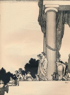 A Midsummer Night's Dream, Act 1, Scene 1 1914. Artist: W Heath Robinson