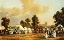 A Military Camp in St. James Park During the Gordon Riots, 1780 c1783, (1944). Creator: Paul Sandby