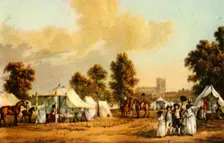 A Military Camp in St. James Park During the Gordon Riots, 1780 c1783, (1944). Creator: Paul Sandby