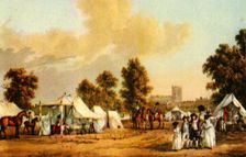 A Military Camp in St. James Park During the Gordon Riots, 1780 c1783, (1944). Creator: Paul Sandby