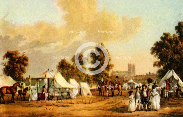 'A Military Camp in St. James' Park During the Gordon Riots, 1780', c1783, (1944). Creator: Paul Sandby.