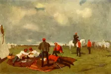A Military Camp late 19th century?, (1965). Creator: Vasily Vereshchagin