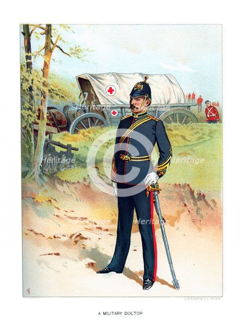 'A Military Doctor', c1890.Artist: Frank Teller