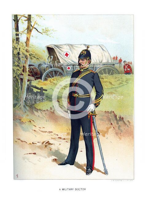 'A Military Doctor', c1890.Artist: Frank Teller