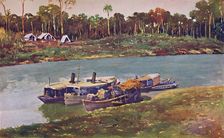 A Military Encampment on a reach of the Upper Amazon, three thousand miles from the Sea 1914