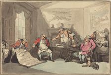 A Militia Meeting, probably 1799. Creator: Thomas Rowlandson