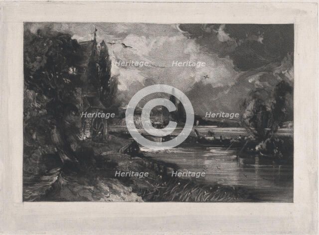 A Mill, 1829. Creator: David Lucas.