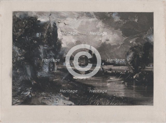 A Mill, 1829. Creator: David Lucas.