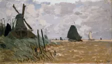 A Mill near Zaandam, 1871. Artist: Claude Monet