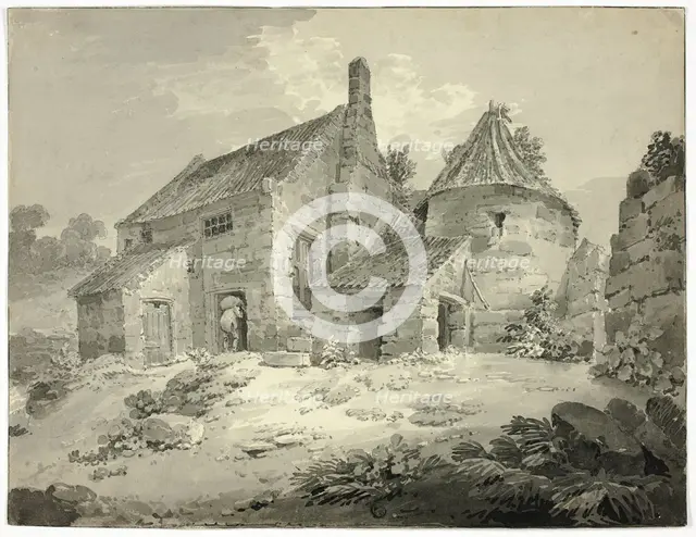 A Mill at Berwick Upon Tweed, n.d. Creators: William Alexander, Edward Dayes.