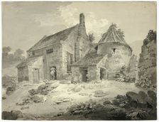 A Mill at Berwick Upon Tweed, n.d. Creators: William Alexander, Edward Dayes