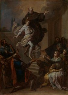 A Miracle of Saint Joseph of Cupertino (1603-1663), 1750. Creator: Placido Costanzi