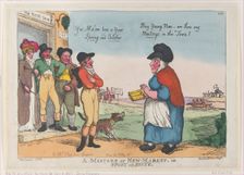A Mistake at New Market, or Sport and Piety, October 5, 1807., October 5, 1807. Creator: Thomas Rowlandson