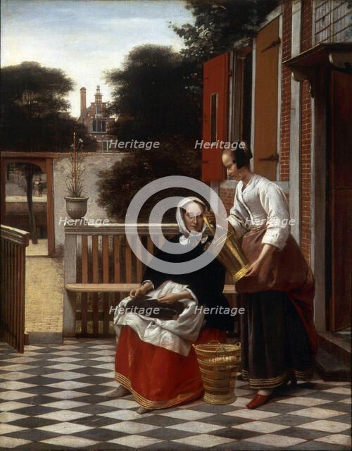 'A Mistress and Her Maid', 1660.  Artist: Pieter de Hooch