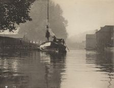 A Misty Morning at Norwich, 1890-1891, printed 1893. Creator: Dr Peter Henry Emerson