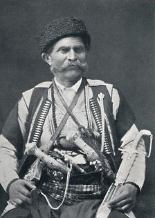 A Montenegrin, 1912. Artist: Sebah
