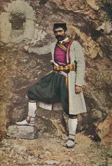 A Montenegrin in Holiday Costume c1913. Artist: Charles JS Makin