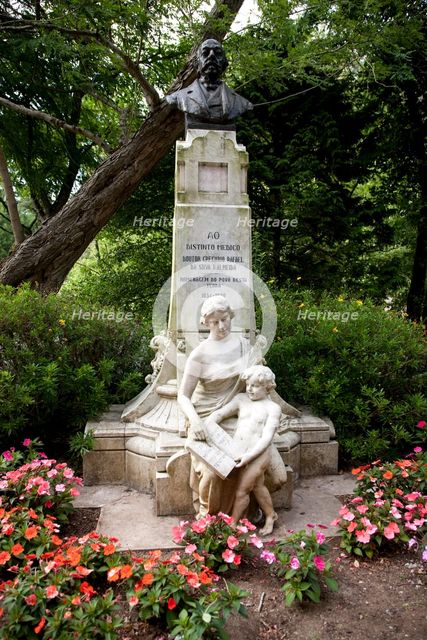 A monument to Doctor Gregorio Rafael da Silva d'Almeida, Sintra, Portugal, 2009. Creator: Samuel Magal.