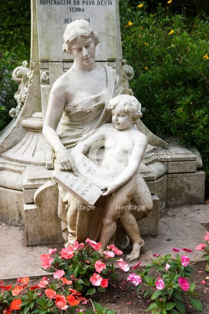 A monument to Doctor Gregorio Rafael da Silva d'Almeida, Sintra, Portugal, 2009. Creator: Samuel Magal.