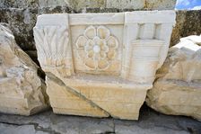 A monument at Eleusis, Greece. Artist: Samuel Magal