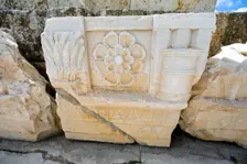 A monument at Eleusis, Greece. Creator: Samuel Magal