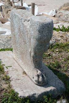 A monument at Epidauros, Greece. Creator: Samuel Magal