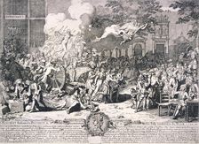 A monument dedicated to posterity in commemoration of ye incredible folly transacted in ... 1720 Artist: Bernard Baron