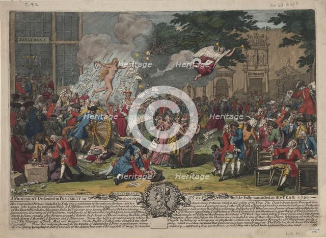 A monument dedicated to posterity in commemoration of ye incredible folly transacted...,  1763-1793. Creator: Bernard Baron.