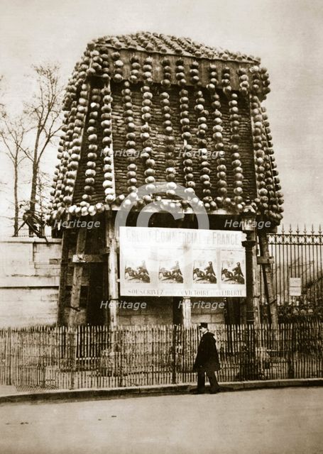 A monument in Paris, France, during World War I, c1914-c1918. Creator: Unknown.