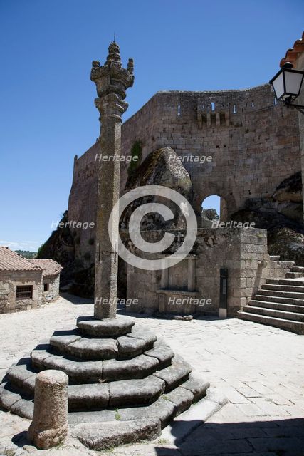 A monument in Sortelha, Portugal, 2009. Creator: Samuel Magal.